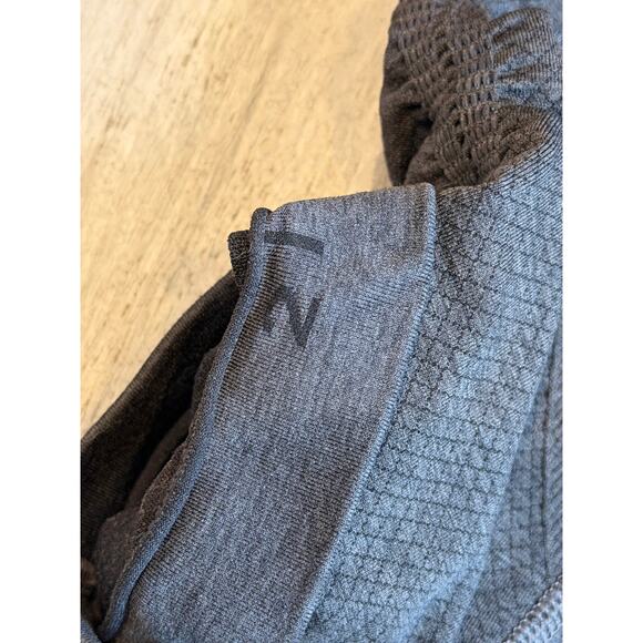 Lululemon Flow Crop II Legging Deep Coal Gray Seamless Athletic Gym Womens Sz 2 - Picture 7 of 7